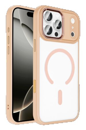 Apple iPhone 17 Pro Max Terea Magsafe Kapak - Pembe-(5796)