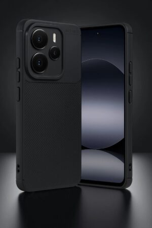 Xiaomi Note 14 5G Auto Focus Karbon Kapak - Siyah-(5796)