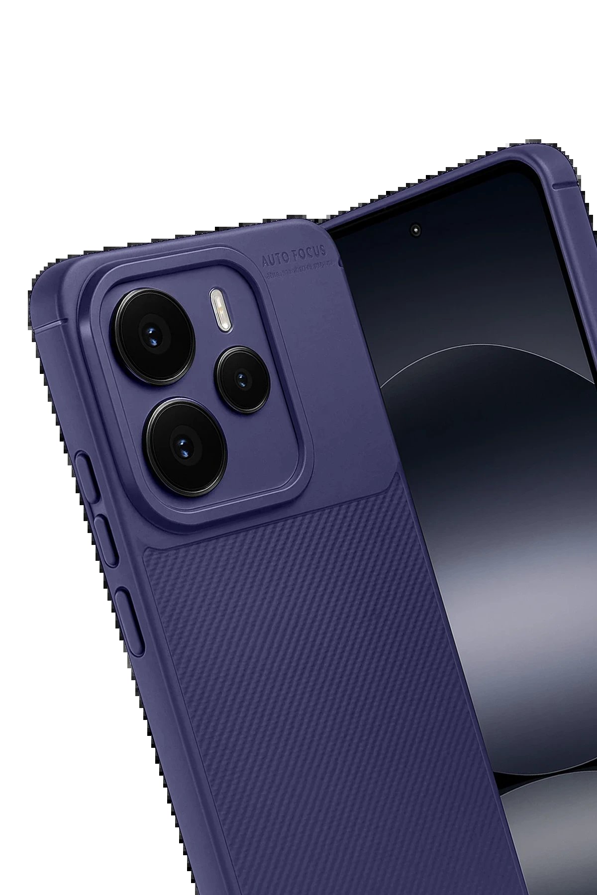 Xiaomi Note 14 5G Auto Focus Karbon Kapak - Lacivert-(5796)