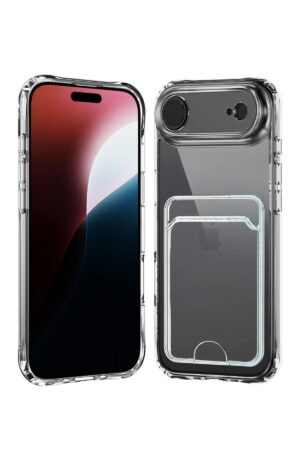 Apple iPhone 17 Air Kart Şeffaf Silikon - Şeffaf-(5796)