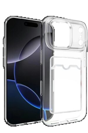 Apple iPhone 17 Pro Max Kart Şeffaf Silikon - Şeffaf-(5796)