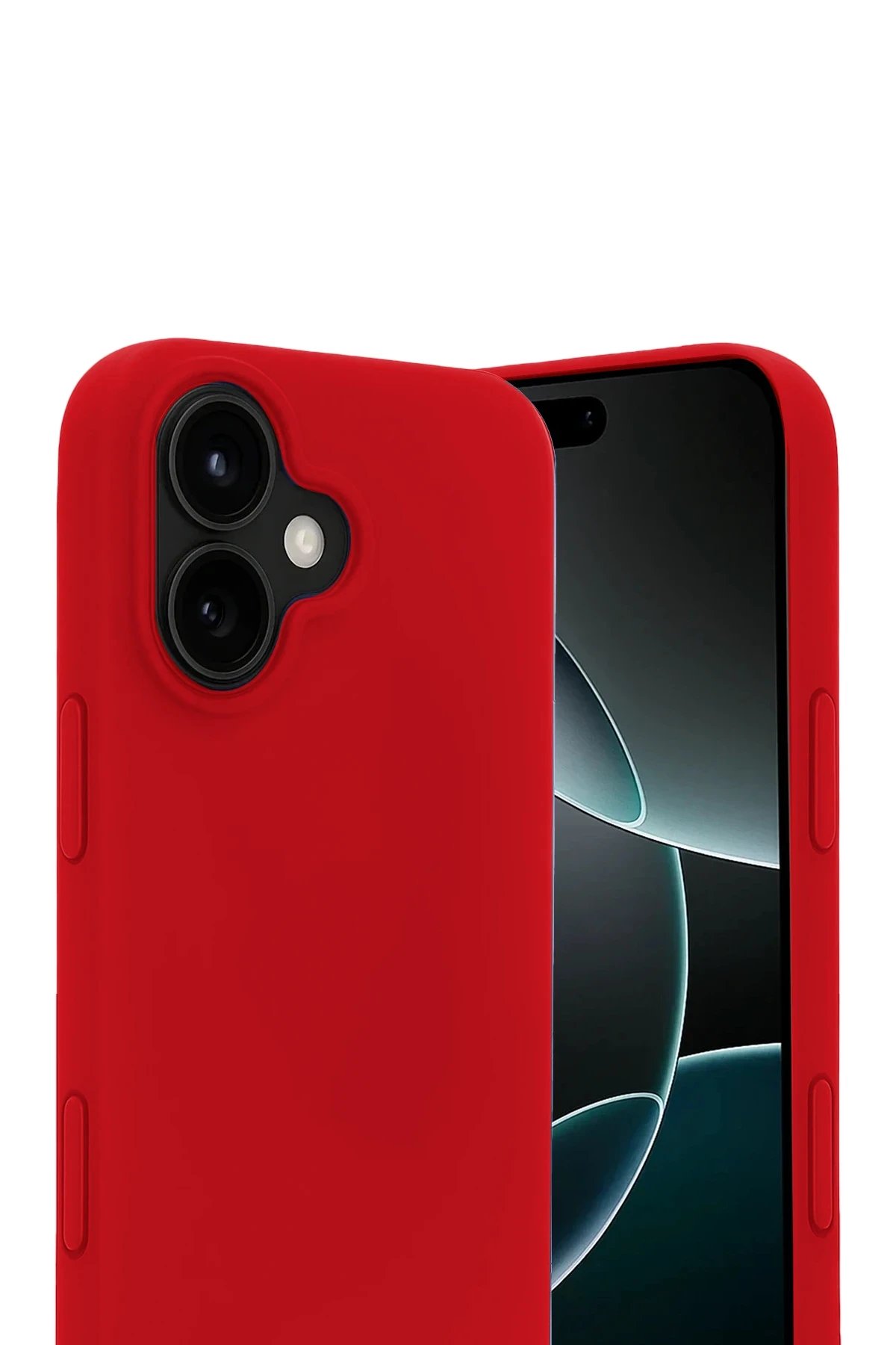 Apple iPhone 17 First Silikon - Kırmızı-(5796)