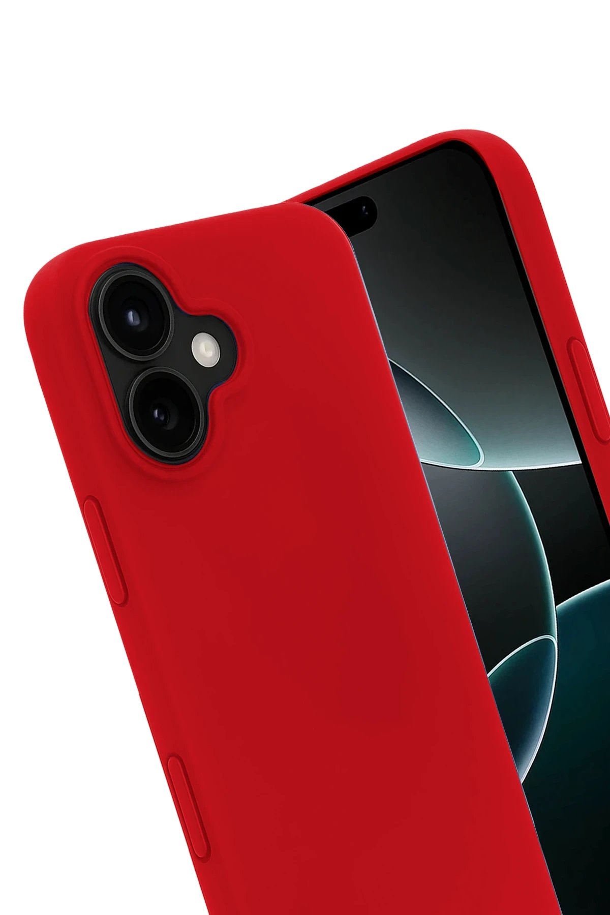 Apple iPhone 17 First Silikon - Kırmızı-(5796) - Görsel 2