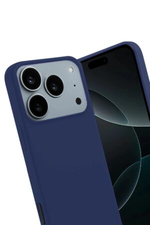 Apple iPhone 17 Pro First Silikon - Lacivert-(5796)