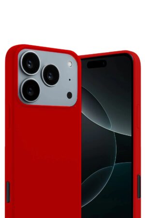 Apple iPhone 17 Pro First Silikon - Kırmızı-(5796)