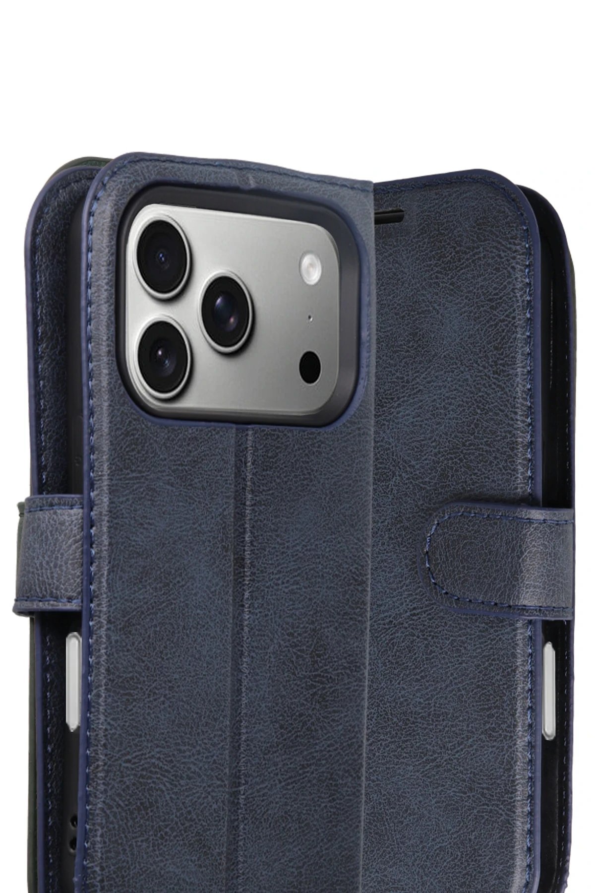 Apple iPhone 17 Pro Trend S Plus Kapaklı Kılıf - Lacivert-(5796) - Görsel 2