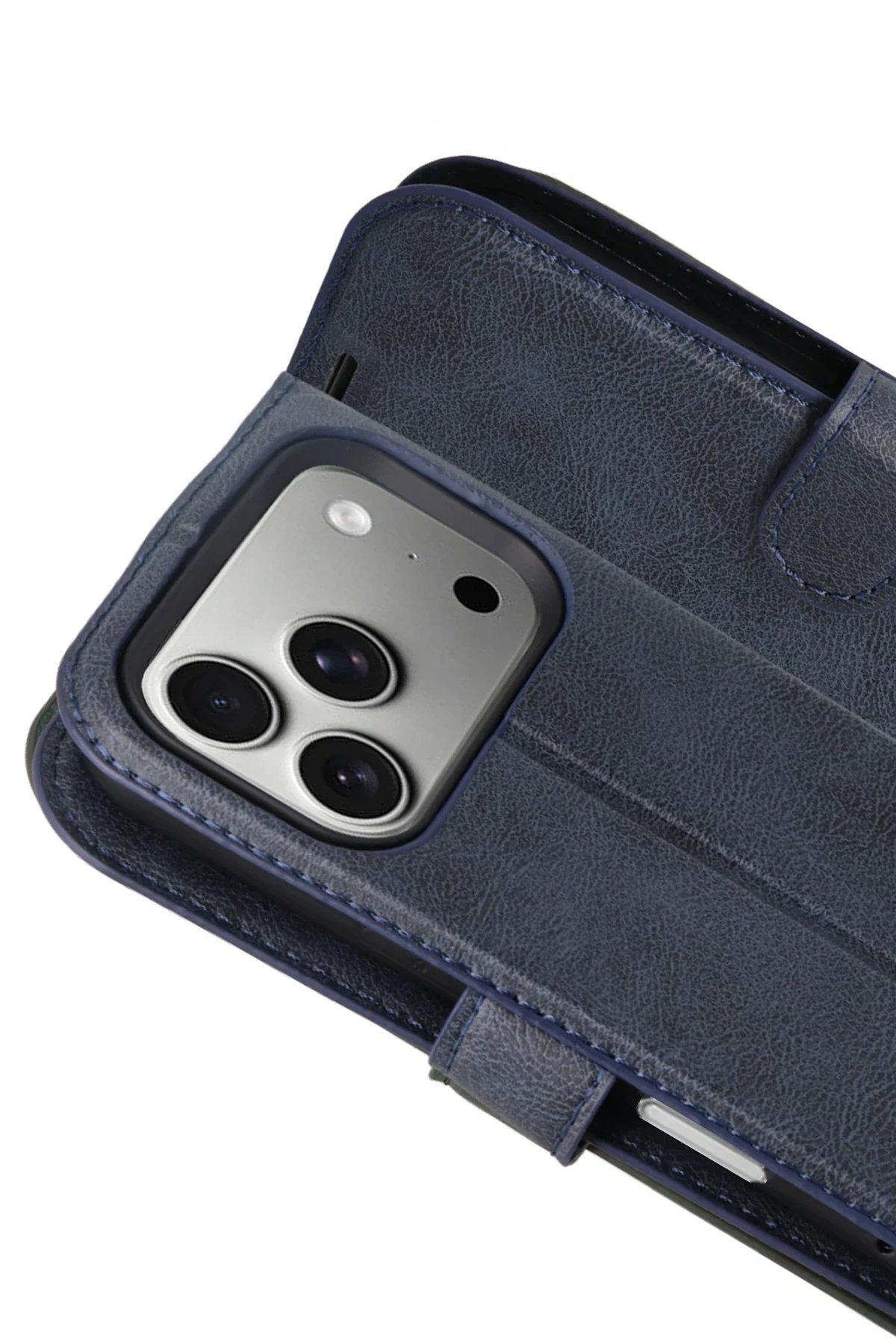 Apple iPhone 17 Pro Max Trend S Plus Kapaklı Kılıf - Lacivert-(5796) - Görsel 2