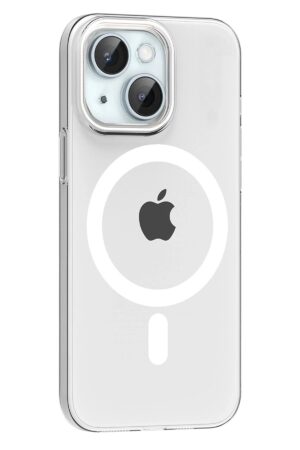 Apple iPhone 14 PC Blank Magsafe Kapak - Şeffaf-(5796)