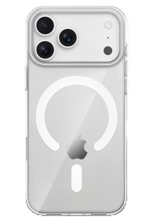 Apple iPhone 17 Pro PC Blank Magsafe Kapak - Şeffaf-(5796)