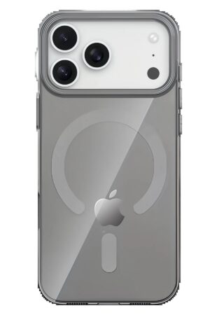 Apple iPhone 17 Pro PC Blank Magsafe Kapak - Natural Grey-(5796)
