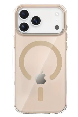 Apple iPhone 17 Pro PC Blank Magsafe Kapak - Çöl Titanyum-(5796)