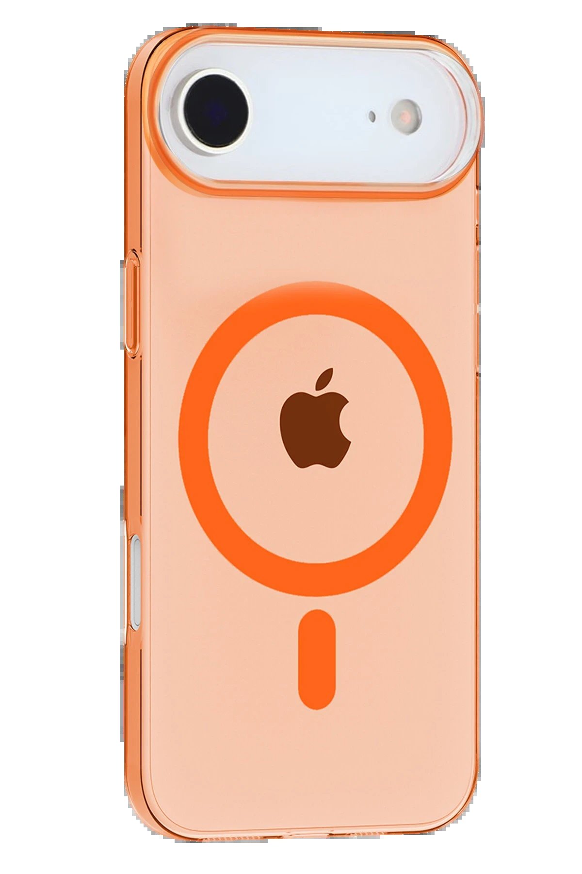 Apple iPhone 17 Air PC Blank Magsafe Kapak - Turuncu-(5796)