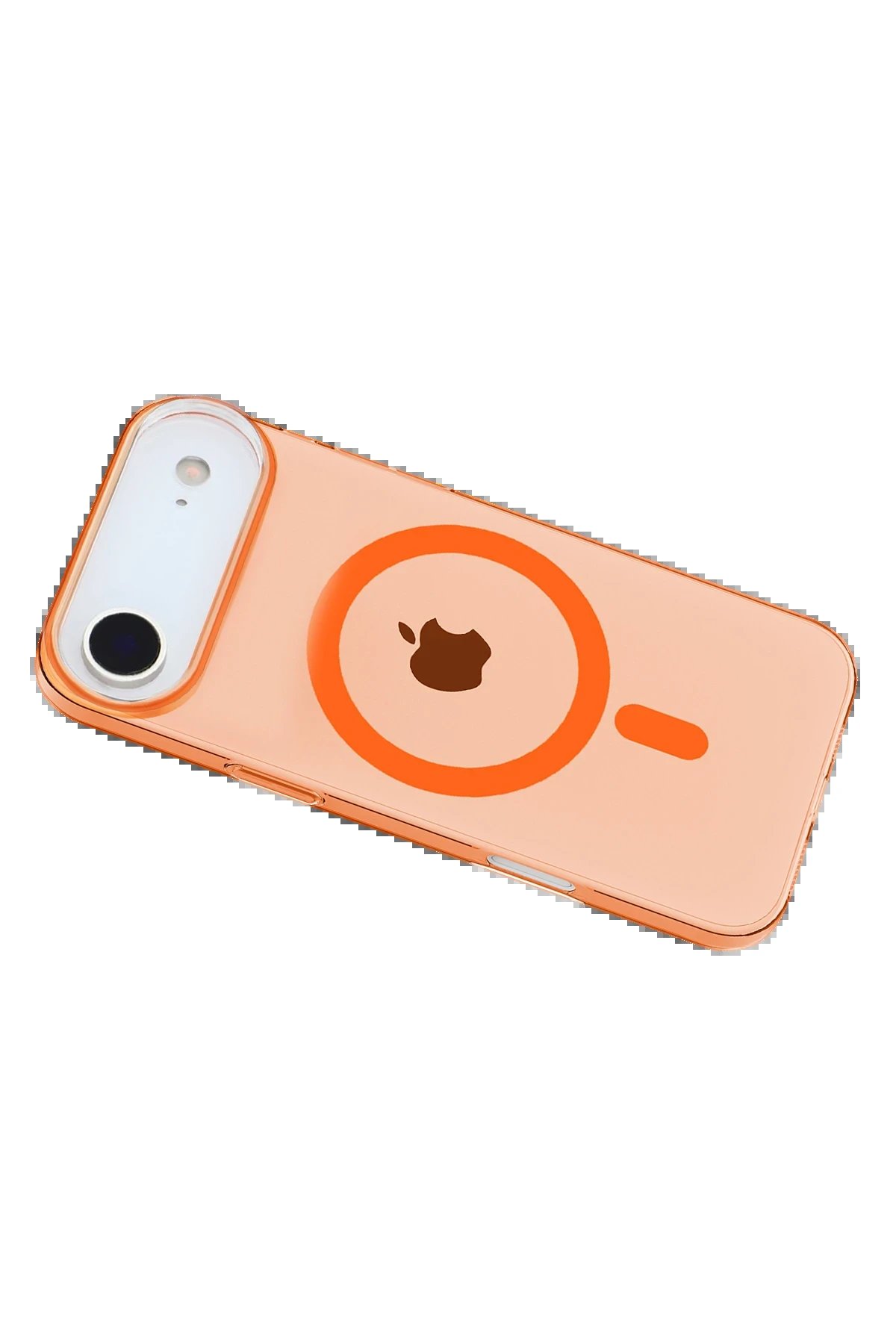 Apple iPhone 17 Air PC Blank Magsafe Kapak - Turuncu-(5796) - Görsel 3