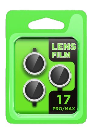 Apple iPhone 17 Pro Raze Metal Kamera Lens - Gümüş-(5796)