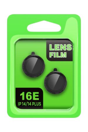 Apple iPhone 16E Raze Metal Kamera Lens - Siyah-(5796)