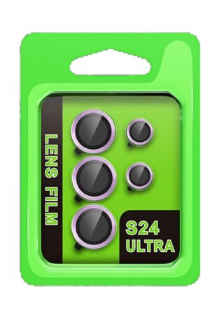 Samsung Galaxy S24 Ultra Raze Metal Kamera Lens - Mor-(5796)