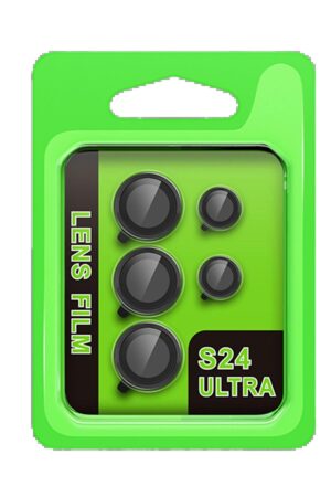 Samsung Galaxy S24 Ultra Raze Metal Kamera Lens - Siyah-(5796)