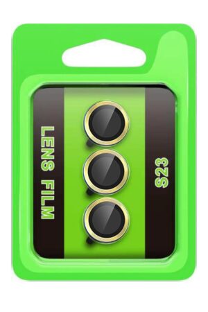 Samsung Galaxy S23 Raze Metal Kamera Lens - Sarı-(5796)