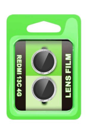 Xiaomi Redmi 13C Raze Metal Kamera Lens - Gümüş-(5796)