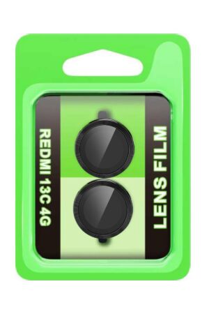 Xiaomi Redmi 13C Raze Metal Kamera Lens - Siyah-(5796)