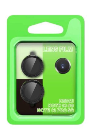 Xiaomi Redmi Note 13 Pro 5G Raze Metal Kamera Lens - Siyah-(5796)