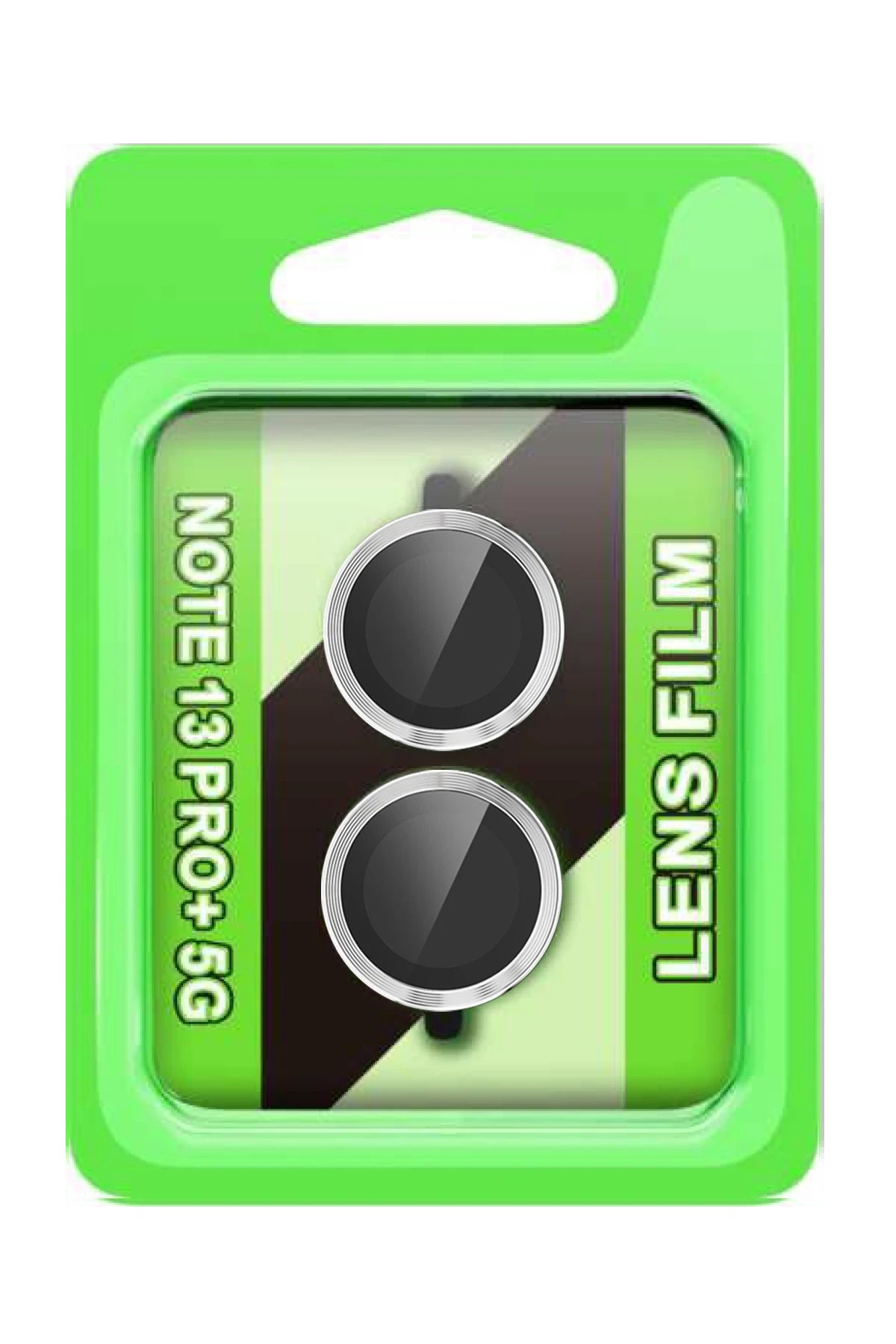 Xiaomi Redmi Note 13 Pro Plus Raze Metal Kamera Lens - Gümüş-(5796)