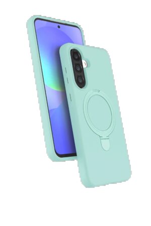 Samsung Galaxy A56 Regal Magsafe Standlı Kapak - Su Yeşili-(5796)