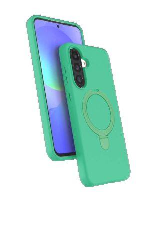 Samsung Galaxy A26 Regal Magsafe Standlı Kapak - Yeşil-(5796)