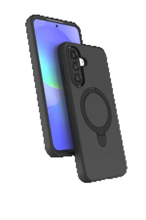 Samsung Galaxy A26 Regal Magsafe Standlı Kapak - Siyah-(5796)