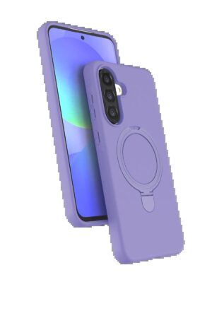 Samsung Galaxy A26 Regal Magsafe Standlı Kapak - Lila-(5796)