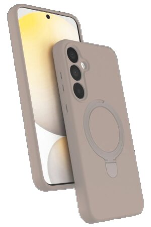 Samsung Galaxy A16 5G Regal Magsafe Standlı Kapak - Çöl Titanyum-(5796)