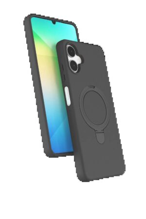 Samsung Galaxy A06 Regal Magsafe Standlı Kapak - Titan Gri-(5796)