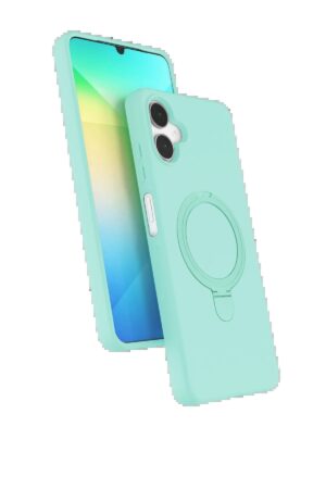 Samsung Galaxy A06 Regal Magsafe Standlı Kapak - Su Yeşili-(5796)