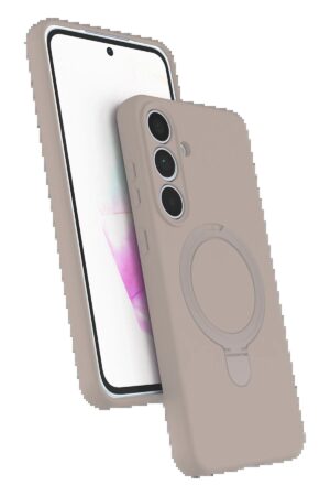 Samsung Galaxy S24 FE Regal Magsafe Standlı Kapak - Çöl Titanyum-(5796)