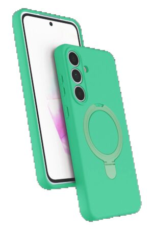 Samsung Galaxy S24 FE Regal Magsafe Standlı Kapak - Yeşil-(5796)