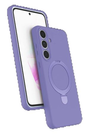 Samsung Galaxy S24 FE Regal Magsafe Standlı Kapak - Lila-(5796)