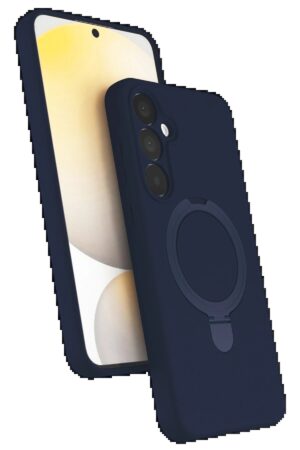 Samsung Galaxy A35 5G Regal Magsafe Standlı Kapak - Lacivert-(5796)