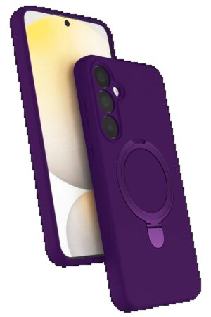 Samsung Galaxy A35 5G Regal Magsafe Standlı Kapak - Derin Mor-(5796)