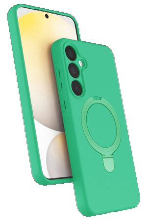 Samsung Galaxy A25 5G Regal Magsafe Standlı Kapak - Yeşil-(5796)