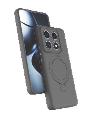 Xiaomi Mi 14T Pro Regal Magsafe Standlı Kapak - Titan Gri-(5796)