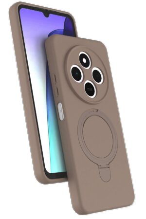 Xiaomi Redmi 14C Regal Magsafe Standlı Kapak - Çöl Titanyum-(5796)