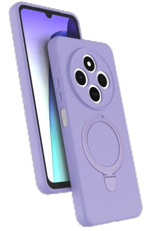 Xiaomi Redmi 14C Regal Magsafe Standlı Kapak - Lila-(5796)