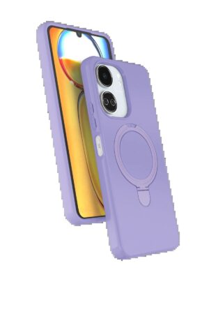 Xiaomi Redmi 13C Regal Magsafe Standlı Kapak - Lila-(5796)