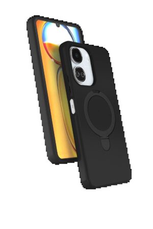 Xiaomi Redmi 13C Regal Magsafe Standlı Kapak - Siyah-(5796)