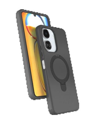 Xiaomi Redmi 13C Regal Magsafe Standlı Kapak - Titan Gri-(5796)