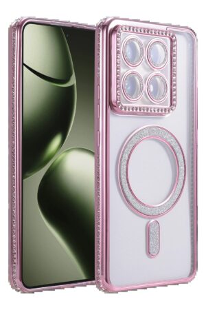 Xiaomi Mi 14T Pro Joke Simli Magneticsafe Kılıf - Pembe-(5796)