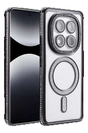 Xiaomi Redmi Note 14 Pro 5G Joke Simli Magneticsafe Kılıf - Siyah-(5796)