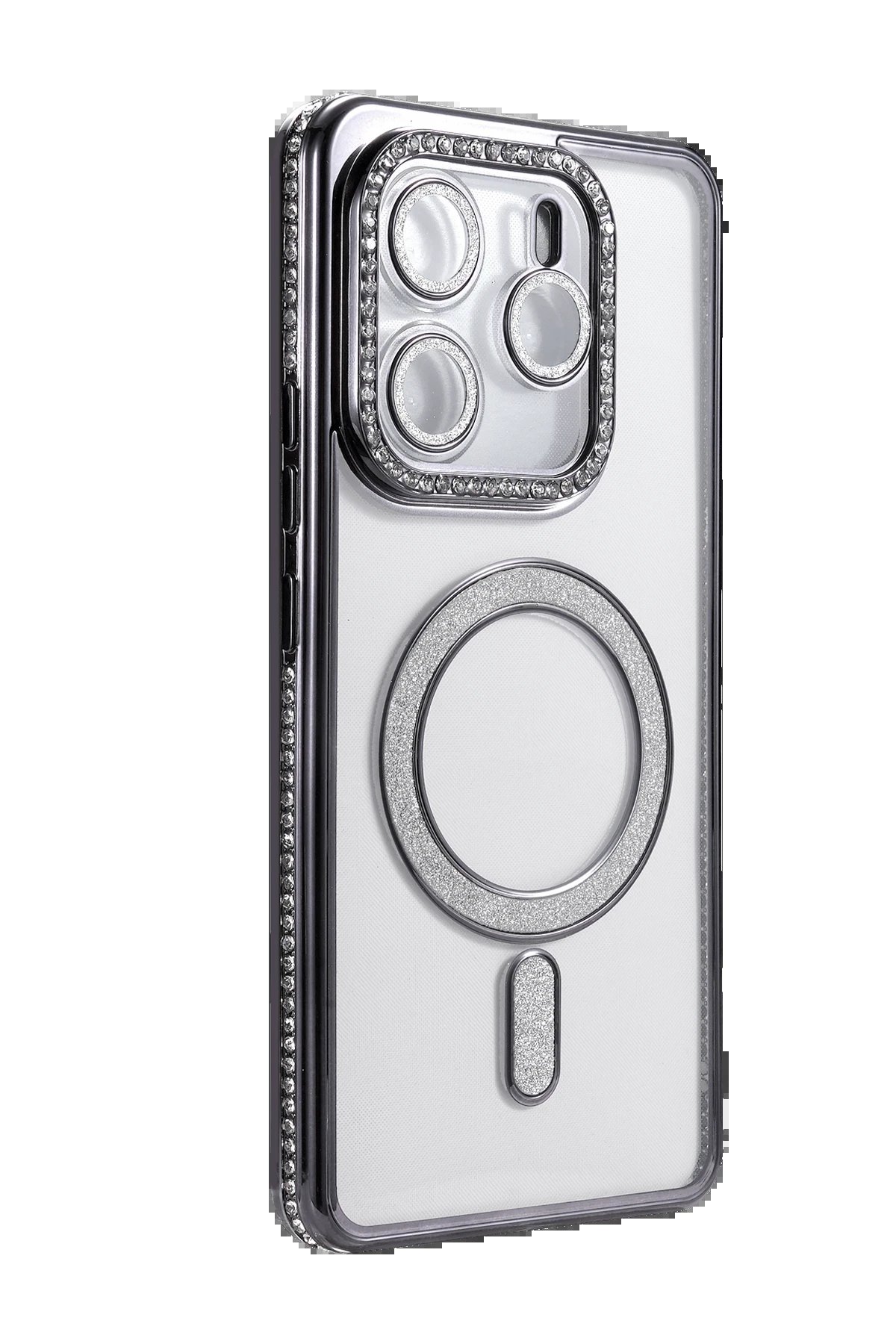 Xiaomi Redmi Note 14 4G Joke Simli Magneticsafe Kılıf - Siyah-(5796) - Görsel 3