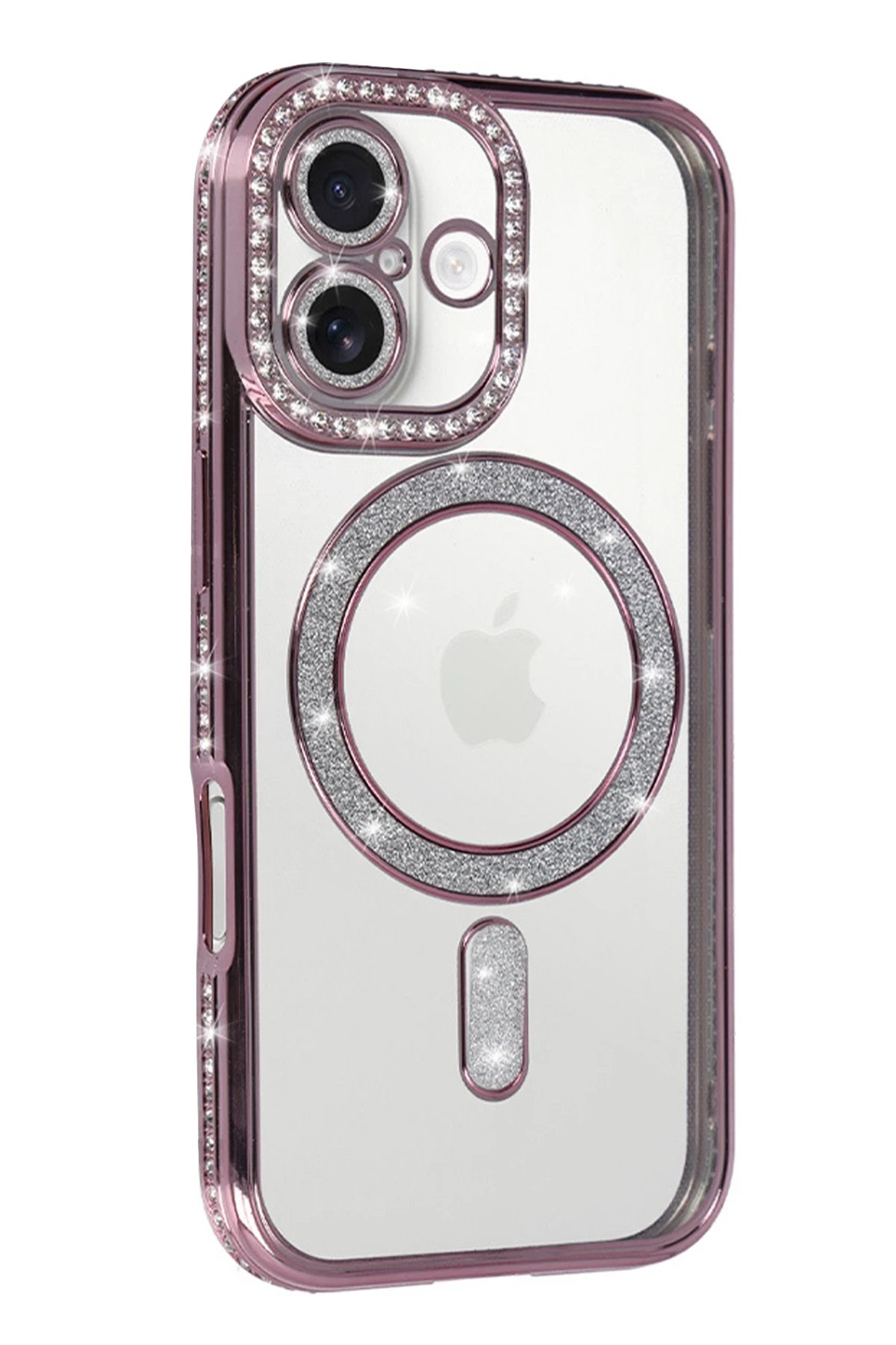 Apple iPhone 17 Joke Simli Magneticsafe Kılıf - Pembe-(5796) - Görsel 2