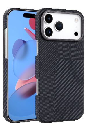 Apple iPhone 17 Pro Vega Magsafe Kapak - Siyah-(5796)